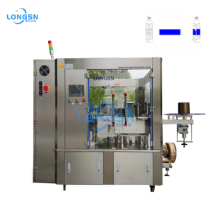 Máquina automática rotativa de etiquetado de pegamento de fusión en caliente OPP para botellas de bebidas