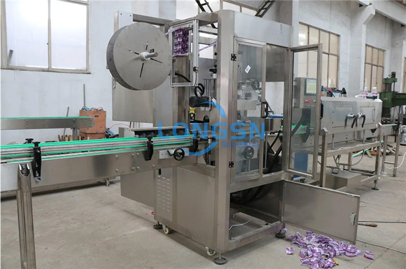 m&aacute;quina de etiquetado de manga