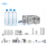 Máquina de llenado de agua potable pura mineral de botella de escala de mini empresa pequeña 3 en 1 completamente automática