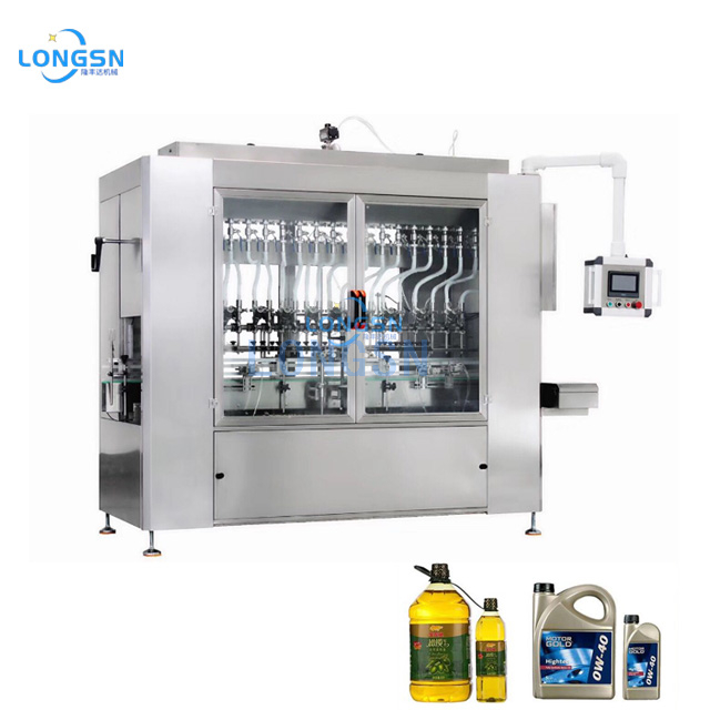 Máquina de llenado de detergente desinfectante de manos/aceite de pistón de botella de tipo lineal automático