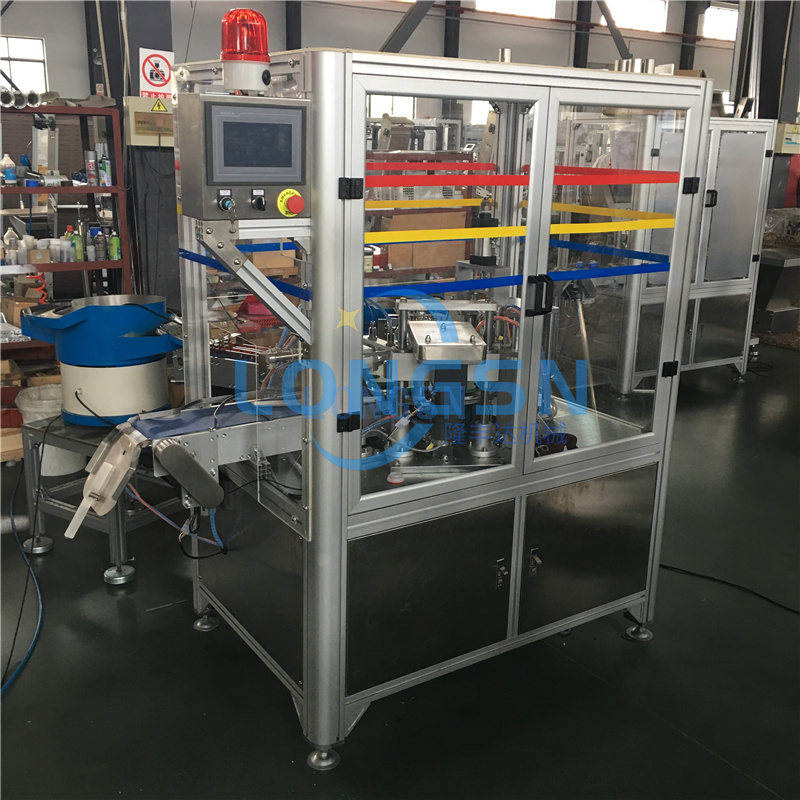 m&aacute;quina de ensamblaje del anillo de la tapa